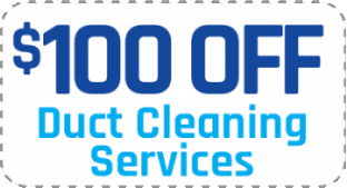 $100 OFF duct cleaning services