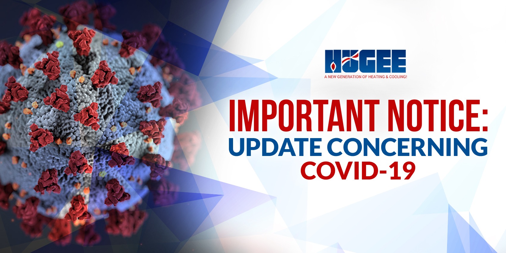 Important notice about COVID-19
